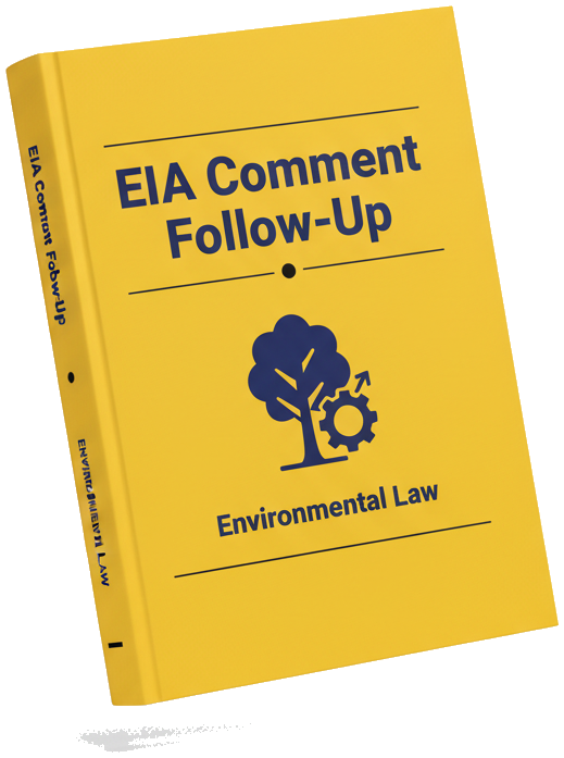 eBook - EIA Process: Post-Comment Action Guide