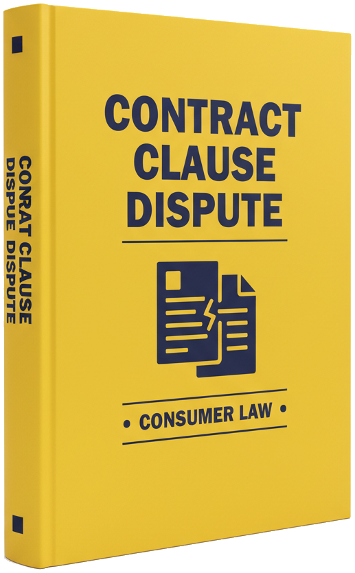 eBook - Dispute Unfair Contract Clauses & Reclaim Your Rights