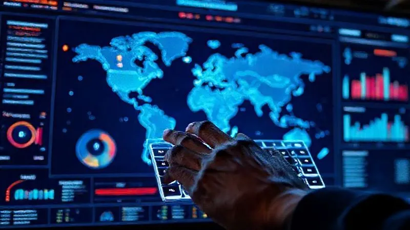 A photorealistic, professional photography, 8K, cinematic lighting, sharp focus, depth of field, shot on a high-end DSLR, of a sophisticated digital dashboard displaying real-time data visualizations of online brand infringements across a global map. The screen shows metrics like 'Takedowns Initiated,' 'Infringement Hotspots,' and 'Brand Mentions,' with complex graphs and charts. A hand (ethnic ambiguity) interacting with a holographic keyboard, symbolizing data analysis and strategic response. A photorealistic, professional photography, 8K, cinematic lighting, sharp focus, depth of field, shot on a high-end DSLR, of a sophisticated digital dashboard displaying real-time data visualizations of online brand infringements across a global map. The screen shows metrics like 'Takedowns Initiated,' 'Infringement Hotspots,' and 'Brand Mentions,' with complex graphs and charts. A hand (ethnic ambiguity) interacting with a holographic keyboard, symbolizing data analysis and strategic response.