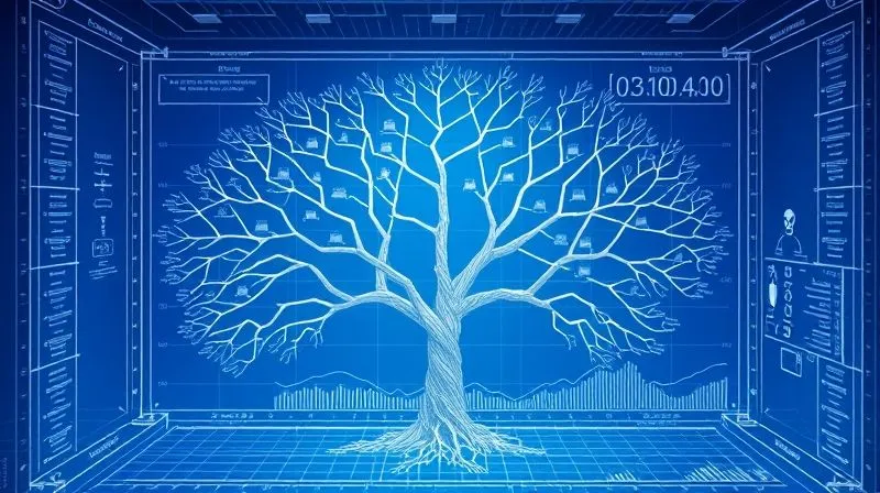 A photorealistic blueprint of a multi-generational family tree overlaid with a transparent financial graph, all encased within the clear walls of a meticulously designed, modern architectural model of a secure vault, symbolizing the structure and protection of a Family Limited Partnership or LLC. The lighting is precise and analytical, 8K, cinematic lighting, sharp focus, depth of field, shot on a high-end DSLR.