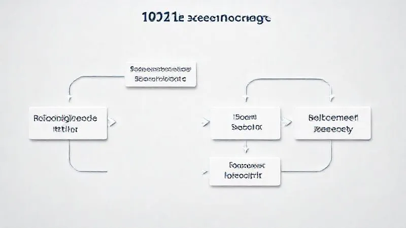 A photorealistic, detailed flowchart illustrating the steps of a 1031 exchange process, with arrows connecting 'Relinquished Property Sale', 'Qualified Intermediary Holding Funds', '45-Day Identification Period', '180-Day Exchange Period', and 'Replacement Property Purchase', all in a professional, clean design with soft, cinematic lighting.