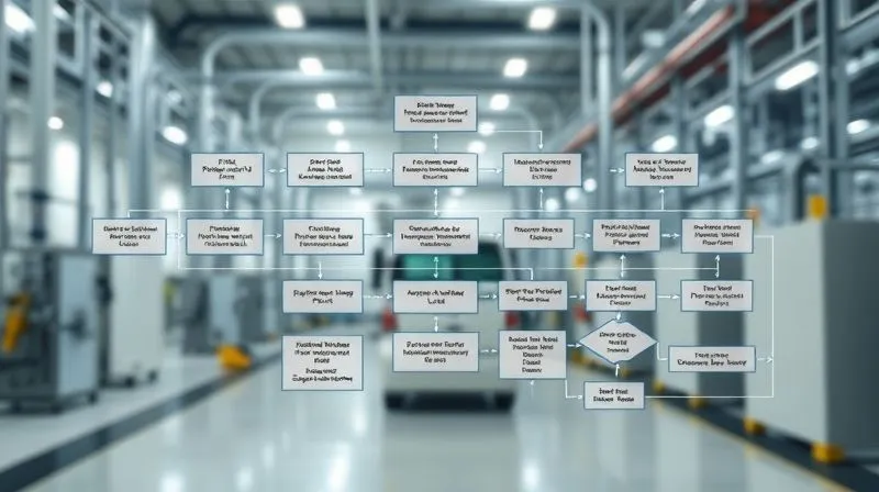 photorealistic, professional photography, 8K, cinematic lighting, sharp focus, depth of field, shot on a high-end DSLR, a complex flow chart depicting environmental regulations and legal pathways, with highlighted sections for 'PFAS' and 'Wastewater Discharge Limits', set against a backdrop of a modern, clean industrial facility, conveying a sense of organized complexity.