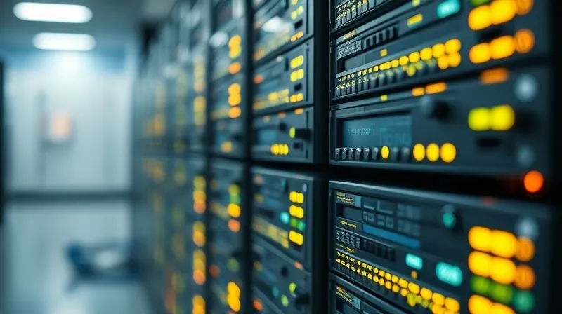 A photorealistic, professional photography, 8K, cinematic lighting, sharp focus, depth of field, shot on a high-end DSLR, of a secure, organized digital archive on a server rack, with glowing data lines, symbolizing meticulous and protected corporate record-keeping and documentation. The focus is on the data integrity, with a sense of modern efficiency.