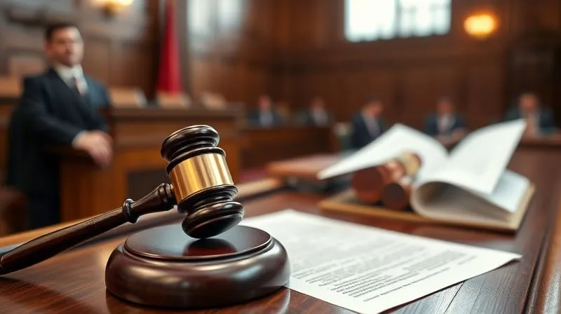 A photorealistic, professional photography, 8K, cinematic lighting, sharp focus, depth of field, shot on a high-end DSLR image of a courtroom scene, with a judge's gavel on the bench and legal documents prominently displayed, conveying the gravitas and finality of legal proceedings.