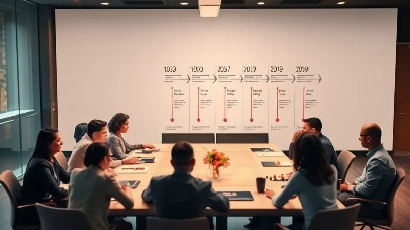 A photorealistic image of a diverse team of professionals collaborating around a large table, with a clear, strategic roadmap and timelines laid out, symbolizing proactive planning for global talent retention and immigration strategy. A digital overlay subtly highlights key milestones and potential policy changes. Cinematic lighting, sharp focus on the roadmap and team, depth of field blurring the background, 8K hyper-detailed, shot on a high-end DSLR.