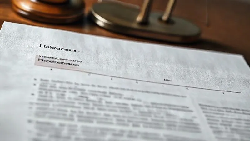 A photorealistic image of a legal document with a section highlighted, showing a detailed medical timeline with two distinct injury events marked, visually representing the 'before and after' of a pre-existing condition. Cinematic lighting, sharp focus on the timeline, depth of field blurring a subtle background of legal scales. Professional photography, 8K, shot on a high-end DSLR.